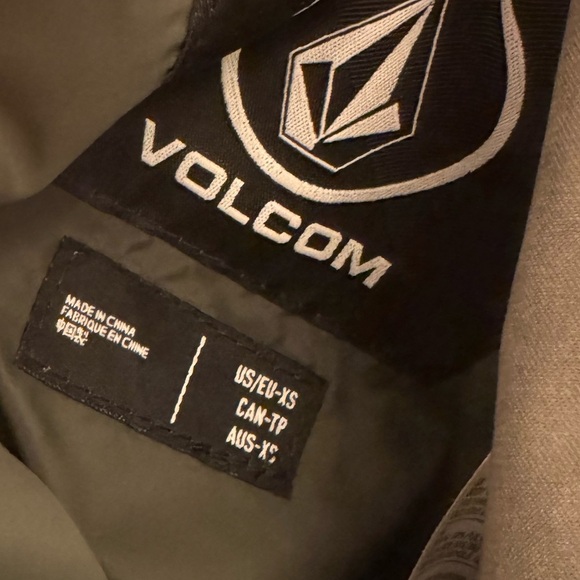 Volcom Reversible Green Quilted Utility Jacket, sz XS - Picture 7 of 16